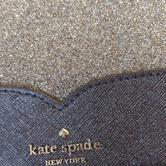 NWT Kate Spade Lola Glitter Crossbody In Navy Dusk - Picture 5 of 16